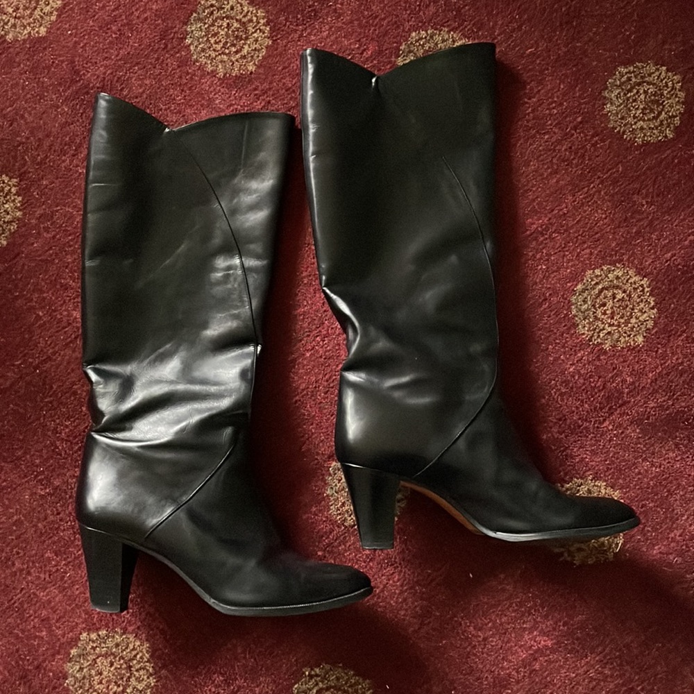 Maserati black boots size 7